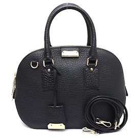 Burberry Mala Bowling e Mala de Ombro Heritage Grain Orchard Small Preto