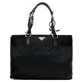 Prada Borsa Tote Pocono Nera Nero