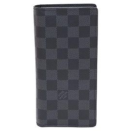 Louis Vuitton Damier Graphite Brazza Wallet Black