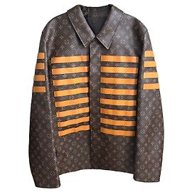 Louis Vuitton Military Monogram Jacket Brown