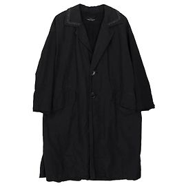 Comme Des Garcons Oversized Trench Coat Black