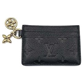 Louis Vuitton Empreinte Card Holder Black