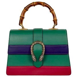 Gucci Dionysus Bamboo Medium Multicolor Blau