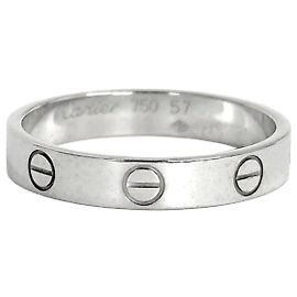 Cartier Love Ring Weißgold Small Weiß
