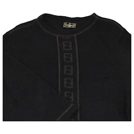 Fendi Strickhemd Schwarz