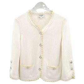 Chanel Cardigan en cachemire Cruise CC Button Multicolore