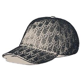 Dior Boné Oblique em jacquard de algodão preto Preto