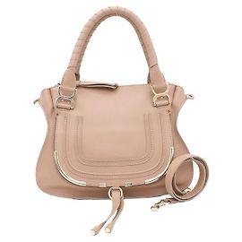 Chloé mala Tote e mala de Ombro Marcie Medium Rosa
