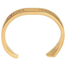 Céline Ribbon Small Cuff Gold Finish Brass Golden