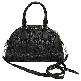 Miu Miu Borsa Tote Matelassé Borsa a spalla Nero Nero