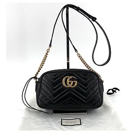 Gucci Borsetta a Tracolla Piccola Matelassé Nero