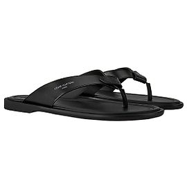 Louis Vuitton Sunset Thong Sandals Black Black