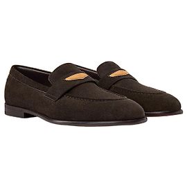 Louis Vuitton Mocassins Masculinos Castanho Marrom