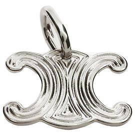 Céline Triomphe Wire Messing Rhodium-Finish Silber Silber