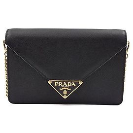 Prada Borsa a tracolla Saffiano Lux Nero
