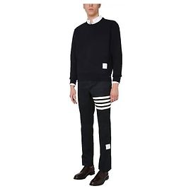 Thom Browne Pantalones Chino Unconstructed Stripe RWB Tab Azul