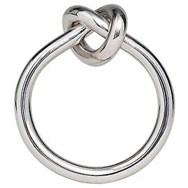 Céline Anillo Note Latón Plata Plata