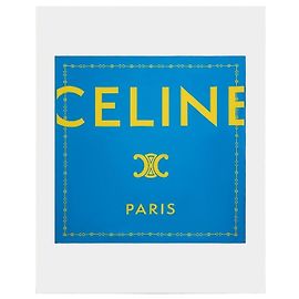 Céline Square Silk Twill Til/Yellow Yellow