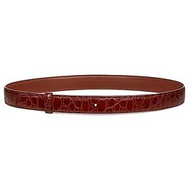 Céline Cinturino reversibile MM in pelle Tadelakt e vitello embossed coccodrillo Rosso