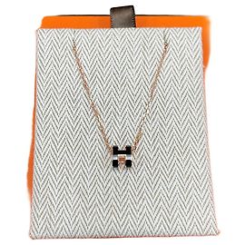 Hermès Collar Mini Pop Negro/Rose Gold Negro