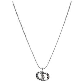 Dior Silver Necklace Silvery