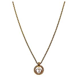 Dior Collier Round CD Gold Doré