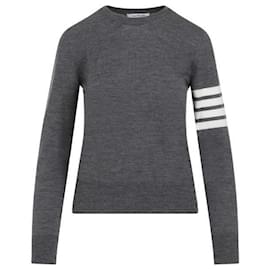 Thom Browne Relaxed Pullover Braun