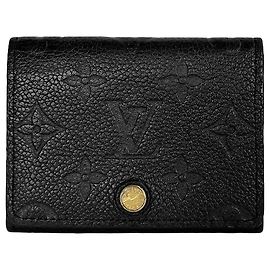 Louis Vuitton Visitenkartenetui Monogram Empreinte Schwarz