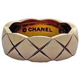 Chanel Coco Crush Ring Small Beige Gold Braun