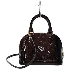 Louis Vuitton Bolso Tote Alba BB Monogram Vernis Roja