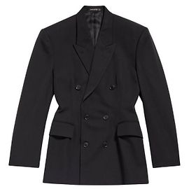 Balenciaga Wool Blazer Jacket Black