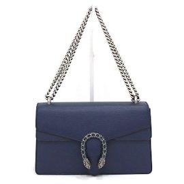 Gucci Borsa a tracolla Dionysus Blue Small con catena Blu