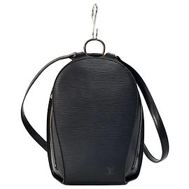 Louis Vuitton Mochila Epi Mabilon Preto