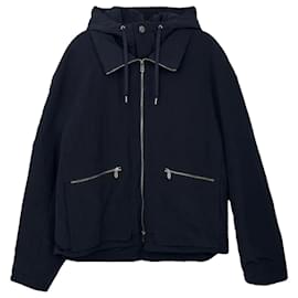 Hermès Giacca con cappuccio inutilizzata Marine Navy Blu