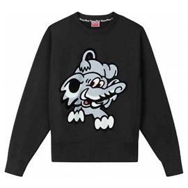 Kenzo Sudadera de algodón Negro