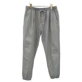 Dior Pantaloni jogging con logo in misto cotone Marrone