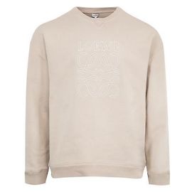 Loewe Relaxed Fit Sweatshirt aus Baumwolle Braun