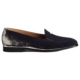 Dior Mocassins Antibes Deep Blue Suede Calfskin Bleu
