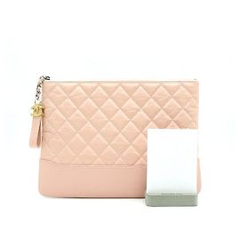 Chanel Gabrielle Medium Clutch Tasche Pink