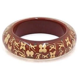 Louis Vuitton Bracciale rigido marrone da donna Marrone