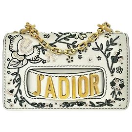 Dior Chain Flap Bag Weiß Weiß