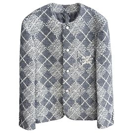 Louis Vuitton Veste chic sans col Marron