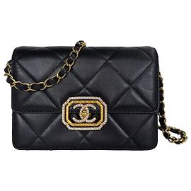 Chanel Mini Flap Bag Black Calfskin Nero