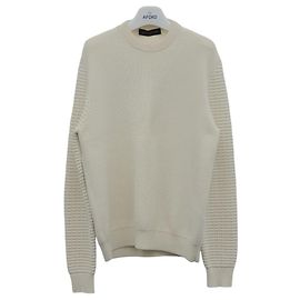Louis Vuitton Embroidered Stitch Knit White