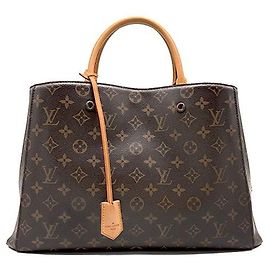 Louis Vuitton Monogram Montaigne MM Marrom