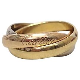 Cartier Trinity Ring Classic in Three-Color Gold Golden