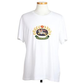 Burberry T-Shirt mit kurzen Ärmeln für Damen Weiß Weiß