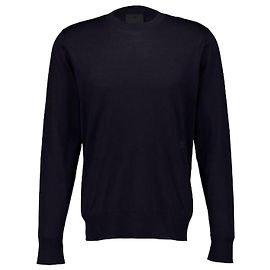 Givenchy Seiden-Baumwoll-Strick mit Logo Schwarz