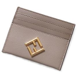Fendi FF Diamond Card Case Brown
