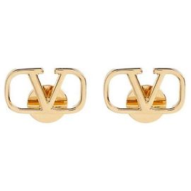 Valentino Orecchini in metallo Logo Signature D'oro